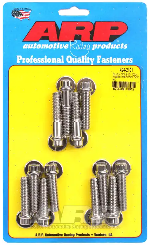 Crafted ARP Buick SS 215 12pt intake manifold bolt kit