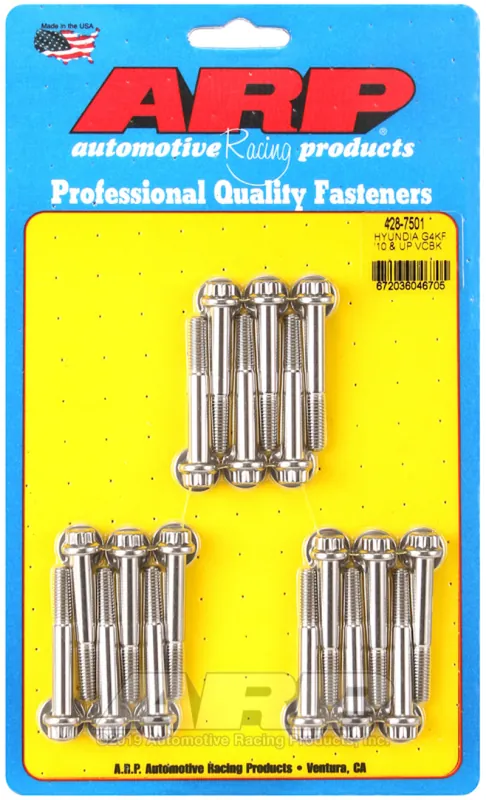 ARP Hyundai Genesis G4KF 2L 2010+ Valve Cover Bolt Kit Worldwide Shipping