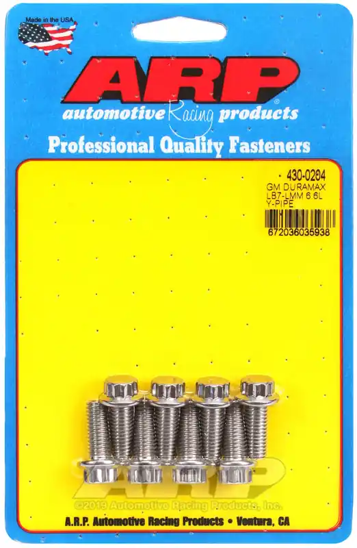 High Quality ARP GM Duramax LB7-LMM 6.6L SS 12pt Y-pipe bolt kit
