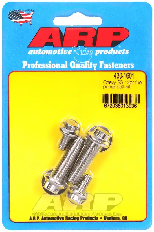 ARP Chevy SS 12pt Fuel Pump Bolt Kit Latest