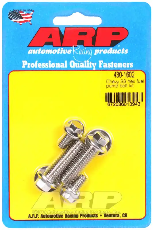 ARP Chevy SS Hex Fuel Pump Bolt Kit One Day Deal