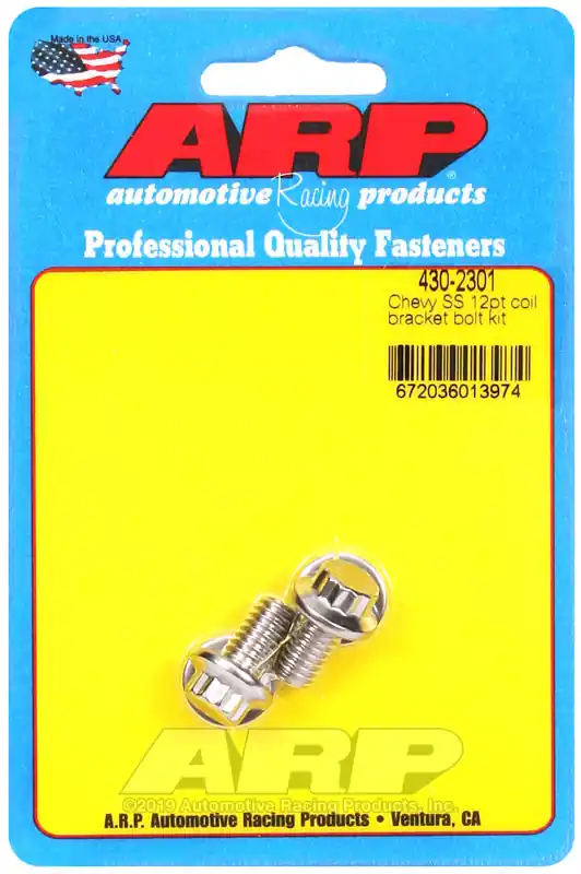 ARP Chevy SS 12pt Coil Bracket Bolt Kit Free Delivery
