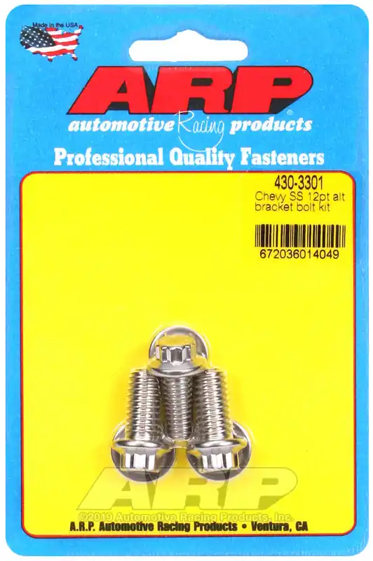 ARP Chevy SS 12pt Alternator Bracket Bolt Kit Seasonal Sale