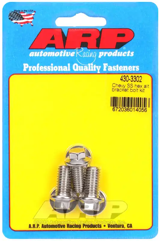Limited Offer ARP Chevy SS Hex Alternator Bracket Bolt Kit