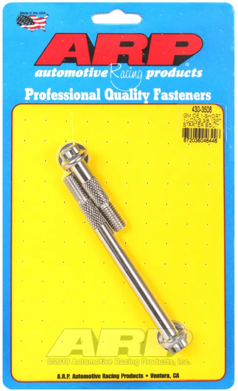 Top Rated ARP GM 3/8 X 1.975/4.660in 12pt SS Starter Bolt Kit