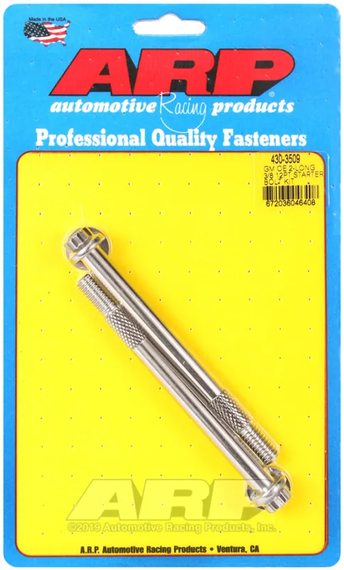 Bulk Order ARP GM 3/8 X 4.660in 12pt SS Starter Bolt Kit