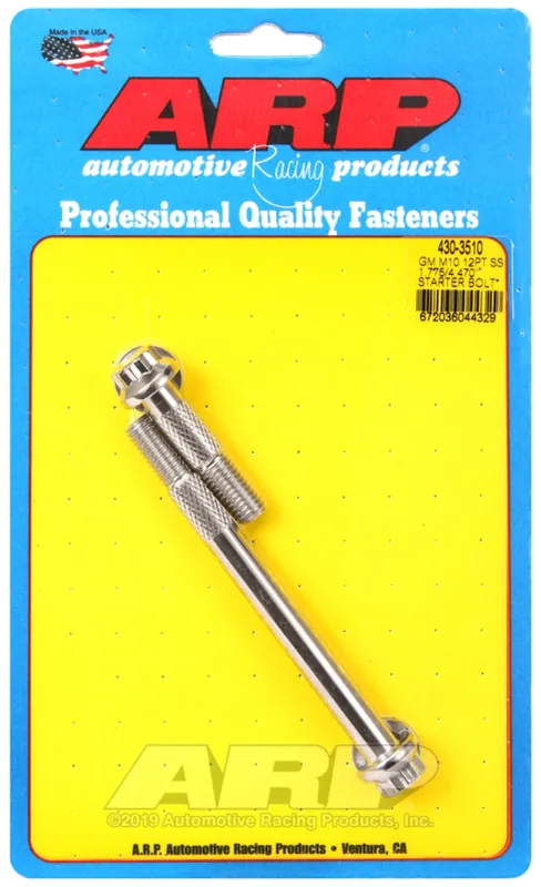 Special Discount ARP GM M10 12pt SS 1.775/4.470in Starter Bolt Kit