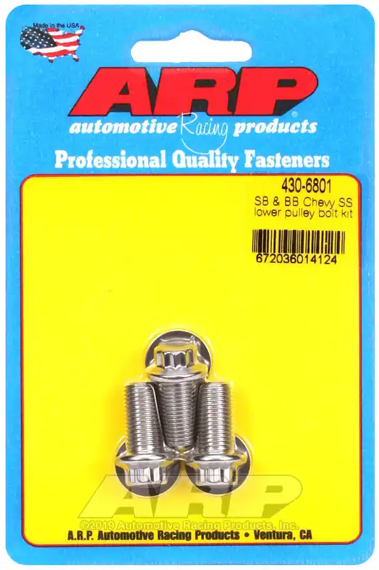ARP SB & BB Chevy SS Lower Pulley Bolt Kit Genuine
