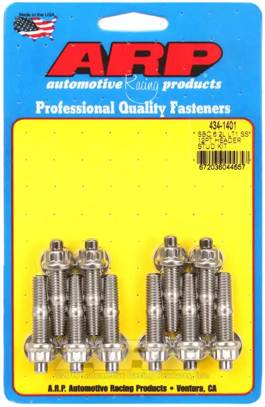 ARP SB Chevy 6.2L LT1 SS 12PT Header Stud Kit Limited Offer