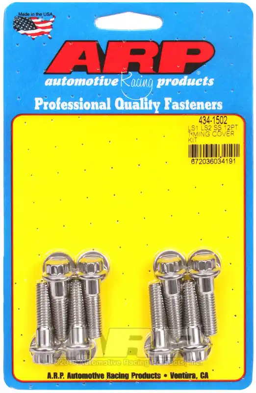 ARP Chevy LS1 LS2 SS 12pt Timing Cover Bolt Kit Free Delivery