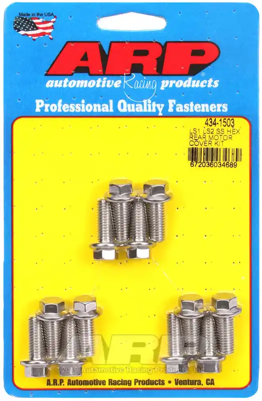 Flash Sale ARP Chevy LS1 LS2 SS Rear Hex Motor Cover Bolt Kit