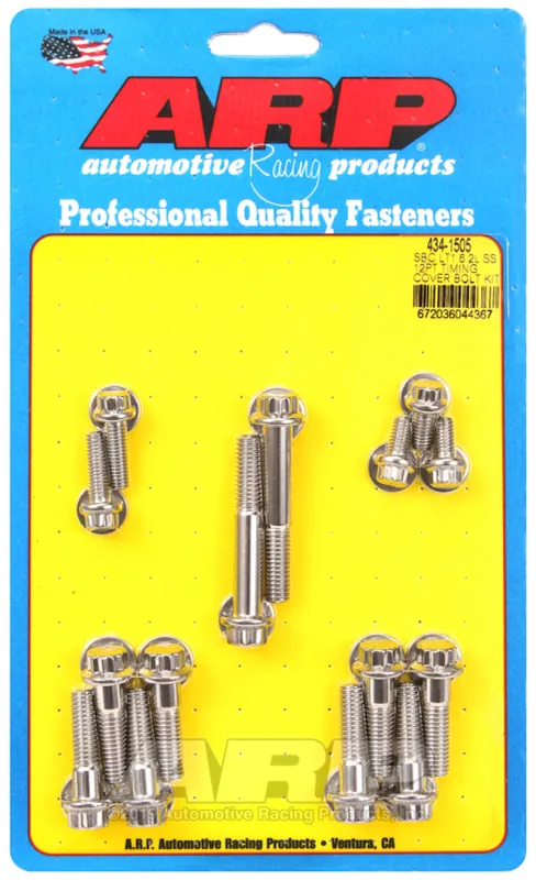 ARP Small Block Chevy LT1 6.2L 12pt Timing Cover Bolt Kit - Stainless Steel One Day Deal