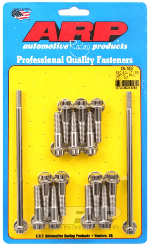 ARP Chevy LT1 6.2L Oil Pan 12pt Stainless Steel Bolt Kit Express Delivery