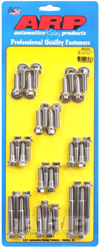 ARP SB Tuned Port complete SS hex intake manifold bolt kit Original
