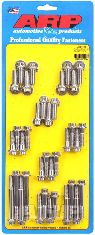 ARP SB Tuned Port complete SS 12pt intake manifold bolt kit Worldwide Shipping