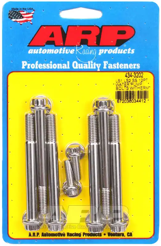 ARP LS1 LS2 SS 12pt Water Pump Bolts w/Thermostat Housing Bolts Kit Free Shipping