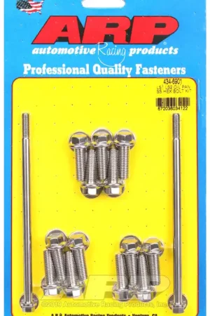 Weekend Sale ARP LS1 LS2 SS Hex Oil Pan Bolt Kit