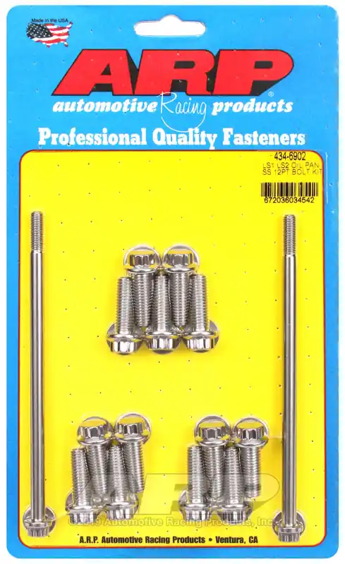 ARP Chevy LS1 LS2 Stainless Steel 12 Point Oil Pan Bolt Kit Popular