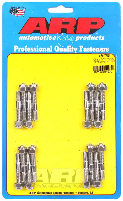 Original ARP Chevy SB2 SS Hex Valve Cover Stud Kit