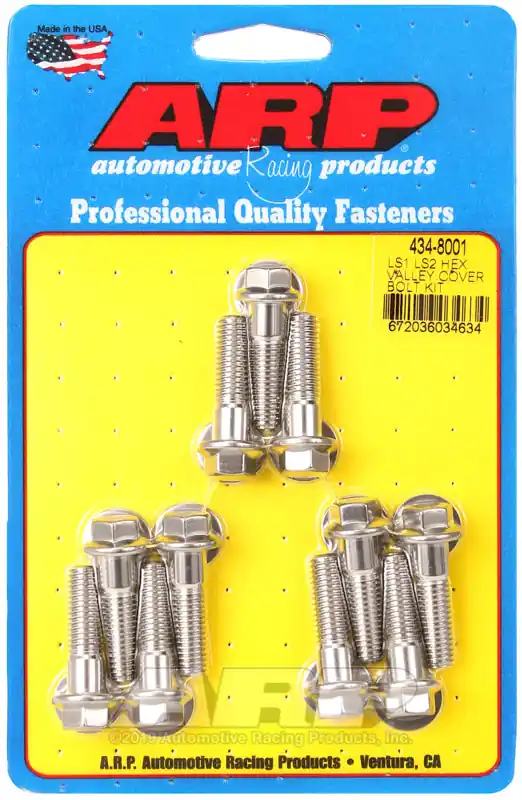 Same Day Shipping ARP Chevrolet LS1/LS2 SS Hex Valley Cover Bolt Kit
