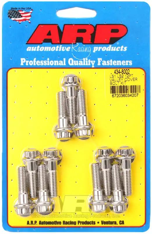ARP LS1 LS2 SS 12pt Valley Cover Bolt Kit Shop Now