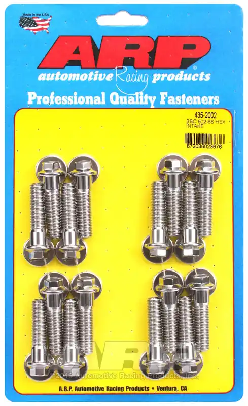Trending ARP BB Chevy 502 SS Hex Intake Manifold Bolt Kit