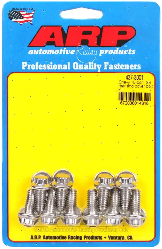 ARP Chevy 10-Bolt SS Rear End Cover Bolt Kit Professional Grade