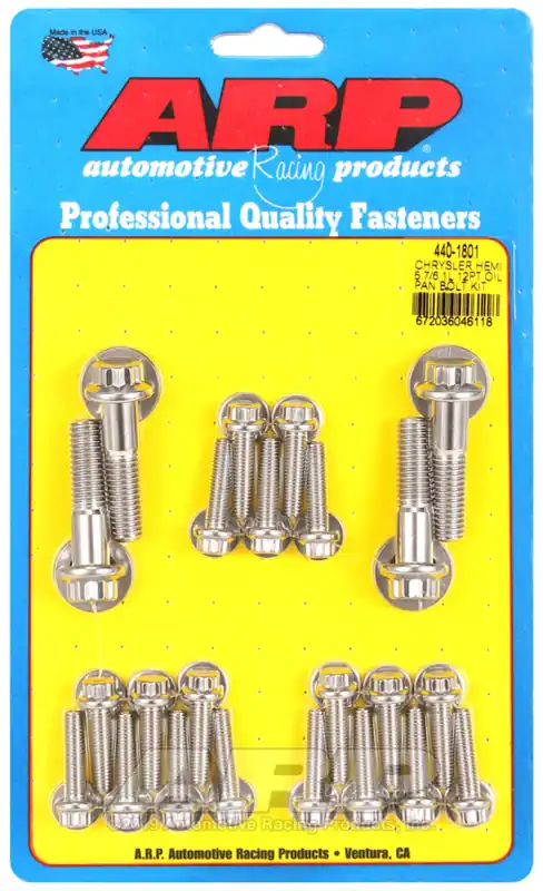 ARP Chrysler Hemi 5.7/6.1L SS 12pt Oil Pan Bolt Kit Grab Now