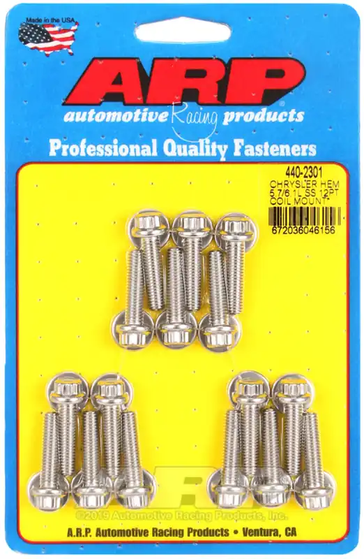 ARP Chrysler Hemi 5.7/6.1L SS 12pt Coil Mount Bolt Kit Authentic