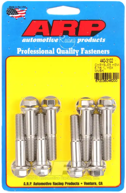 ARP Chrysler Hemi 5.7/6.1L SS Hex Motor Mount Bolt Kit Weekend Sale