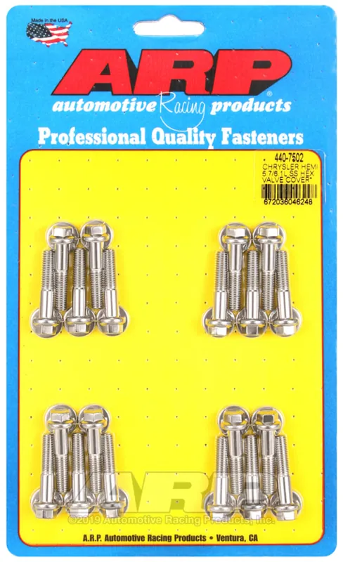 ARP Chrysler hemi 5.7/6.1L SS Hex Valve Cover Bolt Kit Factory Price