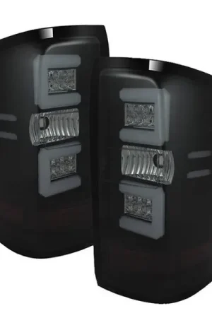 Spyder LED Tail Lights, Smoked Lens and Black Housing :: 2014-2018 Silverado 1500, 2015-2019 Silverado 2500HD/3500HD Premium