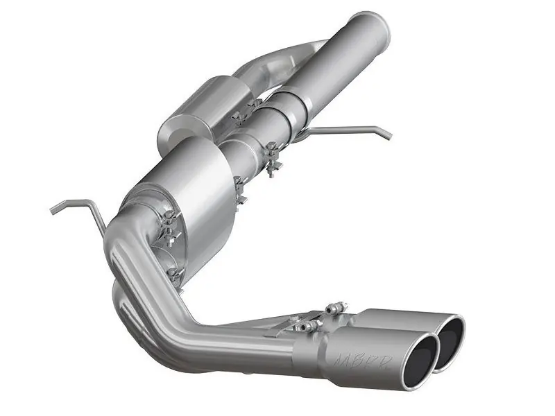 MBRP Armor Lite 3" Cat-Back Exhaust System w/ Pre-Axle Dual Exit, Aluminized Steel :: 2014-2018 Silverado & GMC Sierra 1500 4.3L, 5.3L Time-Limited