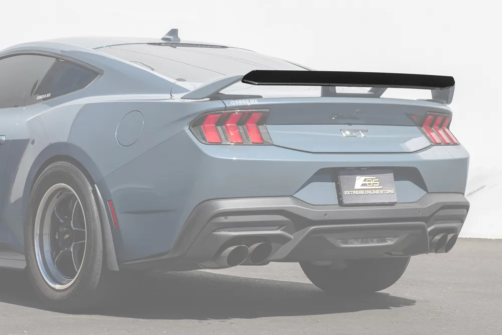 Limited Time S650 Mustang Rear Gurney Flap, Gloss Black :: 2024-2026 Ford Mustang w/ GT Performance Wing