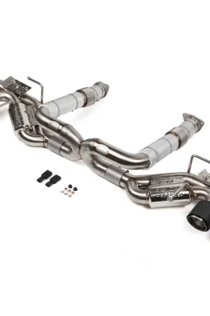 Worldwide Shipping Fabspeed Valvetronic Maxflo Cat-Back Exhaust, Carbon Fiber Tips :: 2020-2025 C8 Corvette & E-Ray