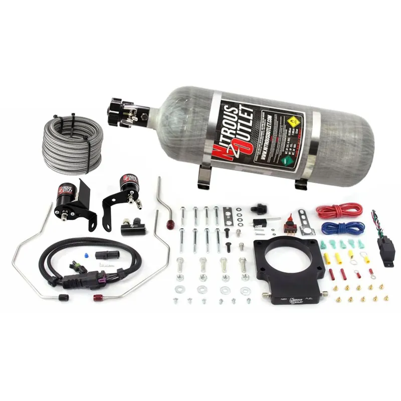 Nitrous Outlet Hardline Plate System, 12lb Bottle :: 2010-2015 Camaro SS Free Delivery