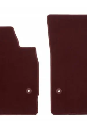 Chevrolet Carpeted Floor Mats, Front, Morello Red w/ Torch Red Binding :: 2020-2025 C8 Corvette Save Now