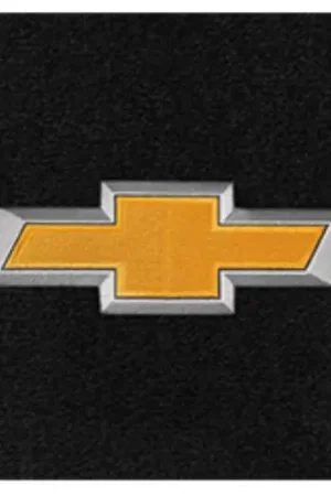 Exclusive Offer Lloyd 4pc Ultimat Front Floor Mats, Black Mats w/ Gold Chevy Bowtie Logo :: 2010-2015 Camaro