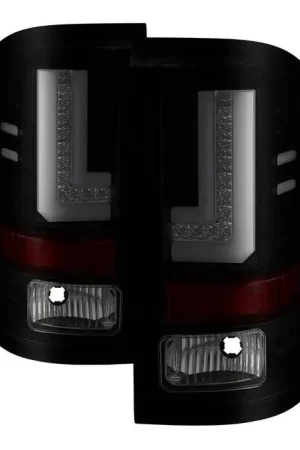 Spyder Light Bar LED Tail Lights w/ Chrome Reflectors, Smoke Lens and Black Housing :: 2016-2018 GMC Sierra 1500, 2016-2019 GMC Sierra 2500HD/3500HD Exclusive Offer