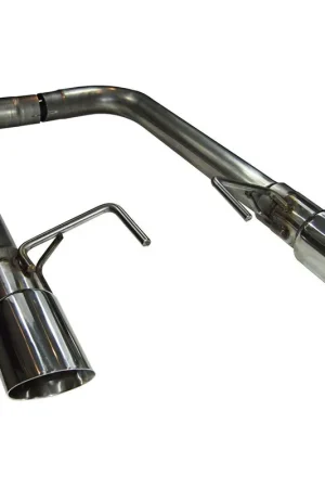 MRT 2.5" Street Race Axle Back Exhaust w/ 4" Dual Polished Tips :: 2015-2017 & 2024-2025 Ford Mustang GT w/ Non-Active Exhaust Direct From Factory
