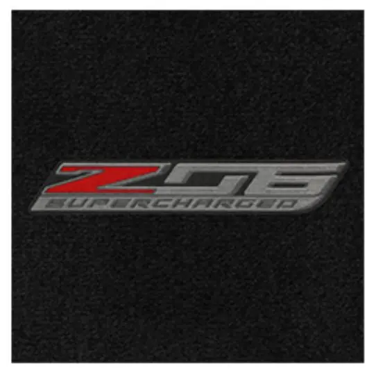 Secure Checkout Lloyd Ultimat Trunk Mat, Black w/ Z06 Supercharged Logo :: 2014-2019 C7 Corvette