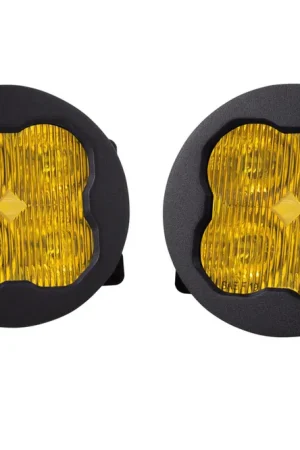 Diode Dynamics SS3 Sport Type A SAE Fog Light Kit w/ Backlight, Yellow :: 2015-2017 Ford Mustang Order Now