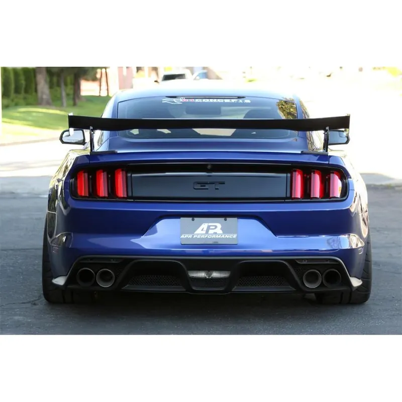 Deal APR GTC-200 Adjustable Wing Spoiler, Carbon Fiber :: 2015-2017 Ford Mustang Coupe