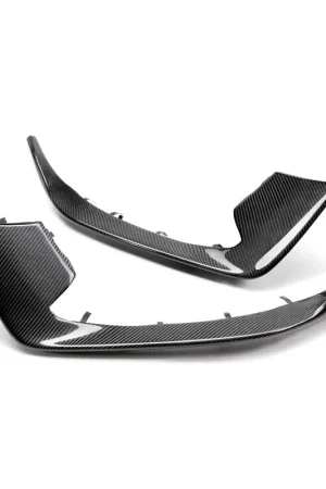 Fresh Stock Anderson Composites Front Bumper Inserts, Carbon Fiber :: 2015-2020 Ford Mustang GT350