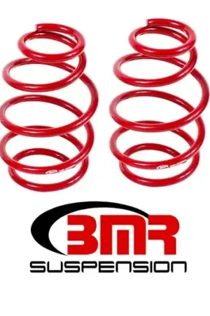 BMR 1" Drop Lowering Springs (Set of 4), Red :: 2010-2015 Camaro SS & ZL1 Fast Shipping