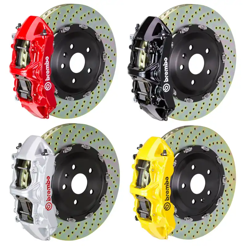 Top Rated Brembo Front GT System Big Brake Kit, Cross Drilled Rotors :: 2010-2015 Camaro SS