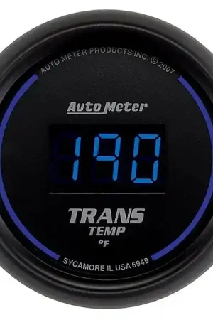 Autometer Cobalt Digital Transmission Temperature Gauge, 2 1/16", 0-340 deg :: New Release