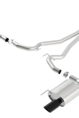 Special Discount Borla 2.5" ATAK Cat-Back Exhaust System w/ 4" Dual Black Chrome Tips :: 2015-2017 Ford Mustang GT