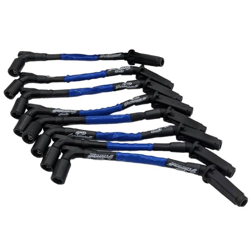 Free Returns Granatelli Spark Plug Wireset w/ Silicone Jacket, Blue :: 2020-2025 Corvette Stingray & E-Ray