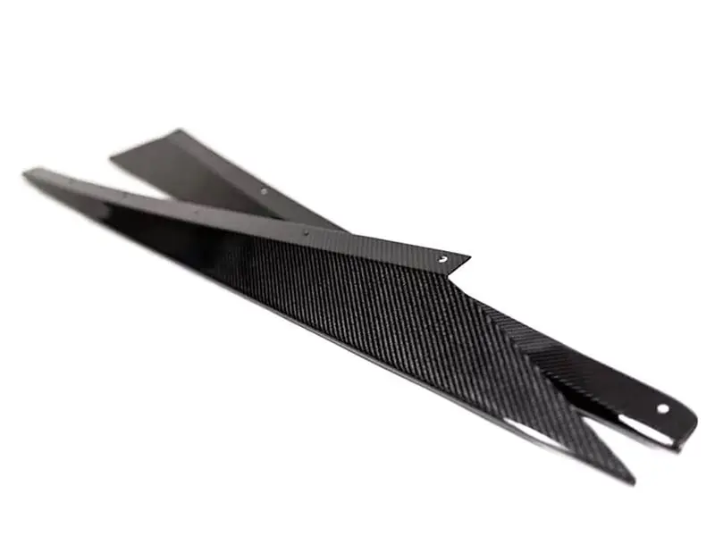 AGM Visible Carbon Fiber Rocker Panel Extensions :: 2020-2025 C8 Corvette Budget